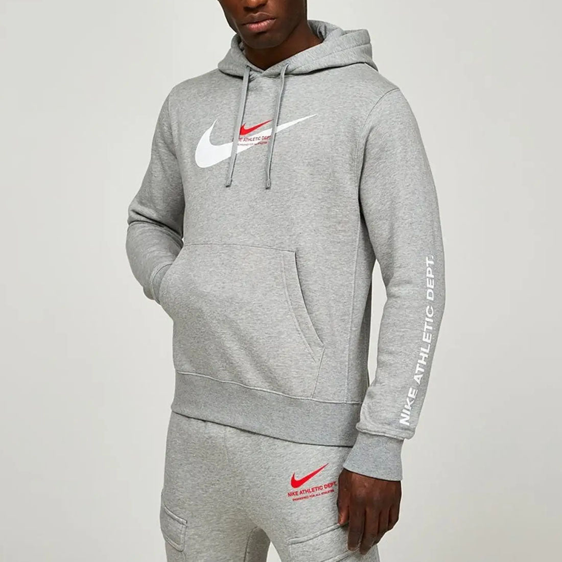 Nike Standard Issue Fleece Athletic Men's Grey Tracksuit