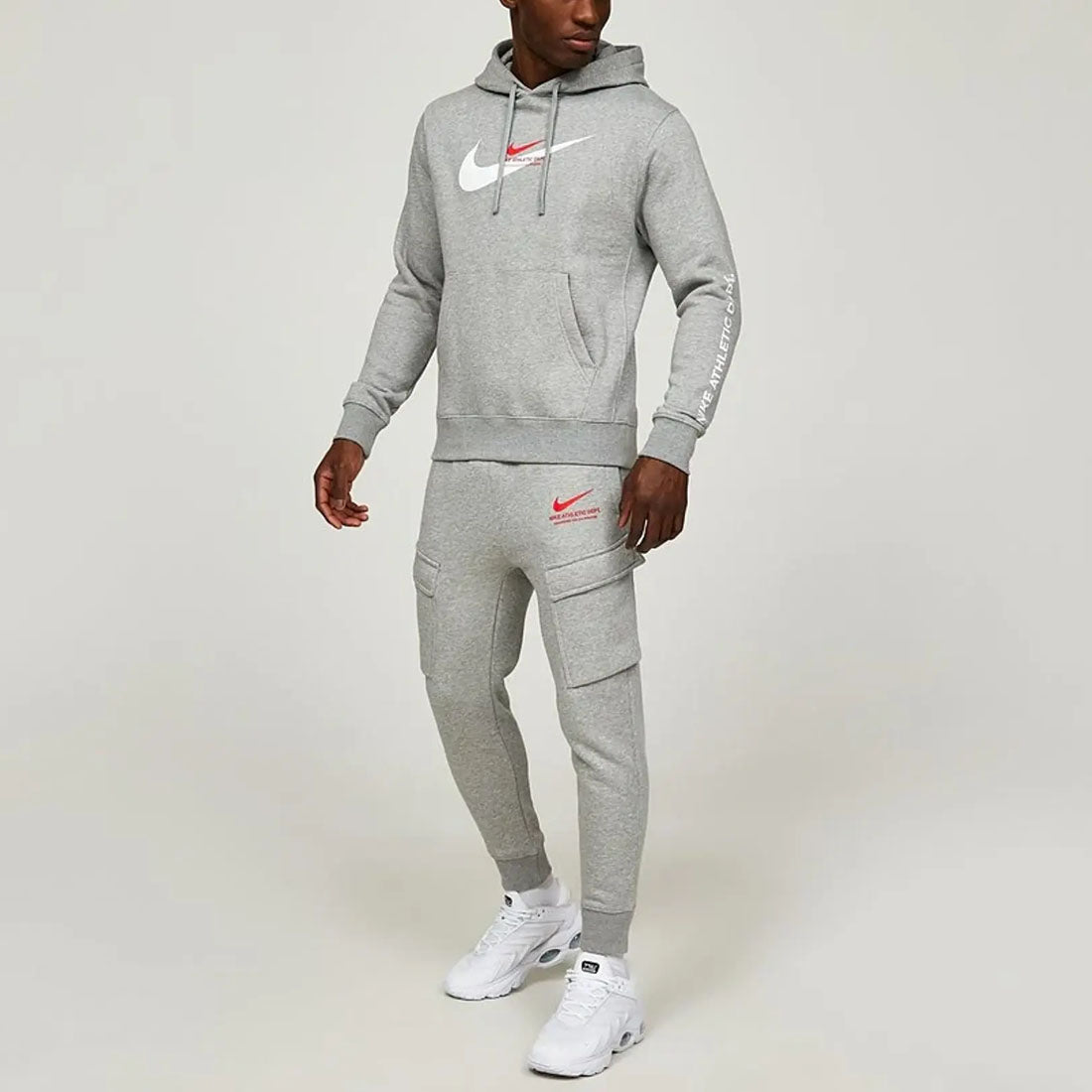 Nike Standard Issue Fleece Athletic Men's Grey Tracksuit