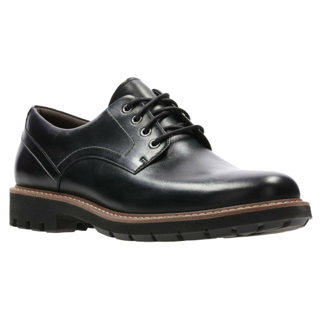 Clarks Batcombe Hall Mens Leather Black Shoes – Exclusive Sports