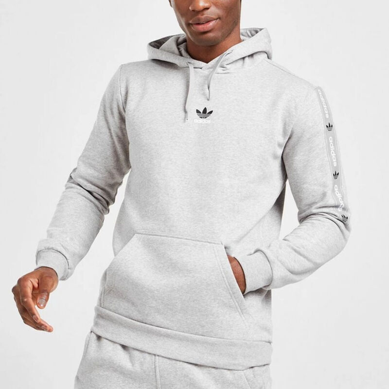 Adidas originals Taped Hooded Sweatshirt Overhead Hoodie HR8225 – Sports