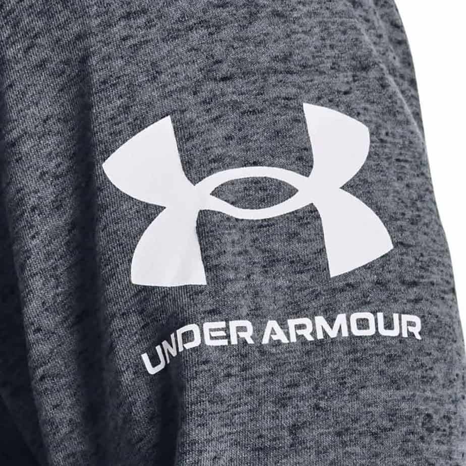 Under Armour Mens Rival Terry Mens Full Zip Grey Hoodie – Exclusive Sports