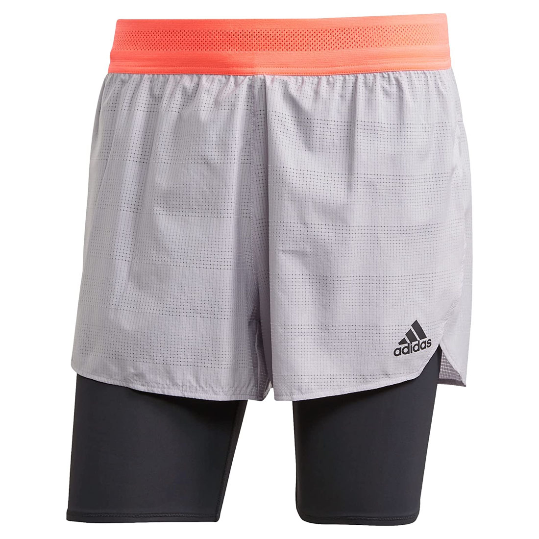Adidas Heat RDY Mens Woven Grey 2 In 1 Running Shorts – Exclusive Sports