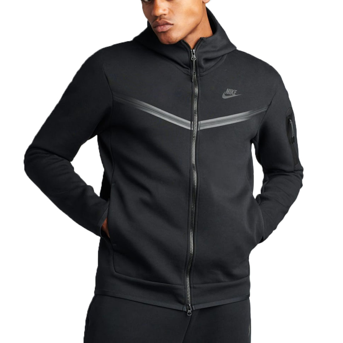 Zielig importeren donker Nike Tech Fleece Mens Full Zip Black Hoodie – Exclusive Sports