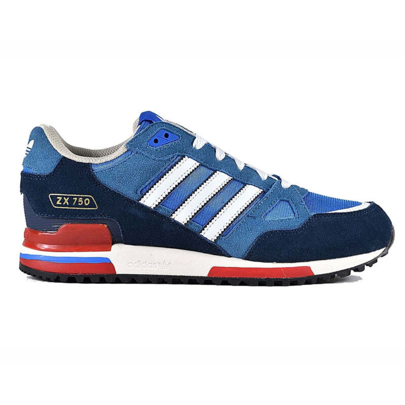 Adidas Originals ZX750 Mens Suede Royal Blue Trainers – Exclusive Sports