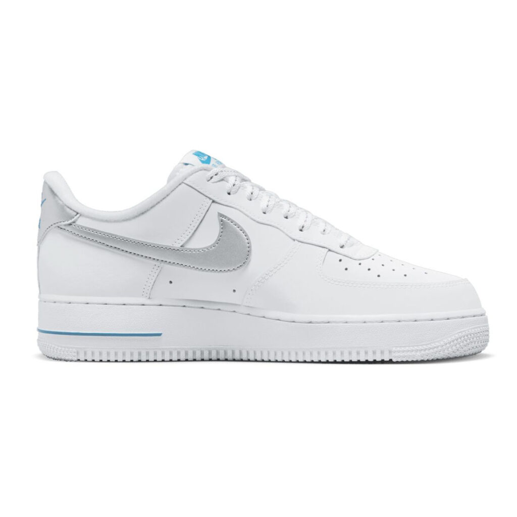 Nike Air Force 1 Low ’07 Mens White Laser Blue Trainers – Exclusive Sports